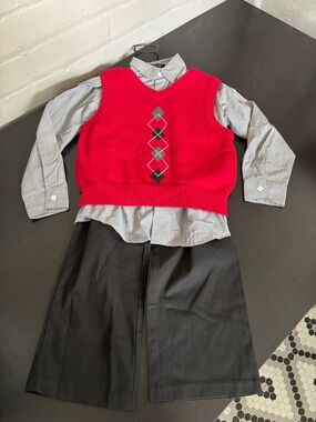 George Black and White Striped Collared Shirt